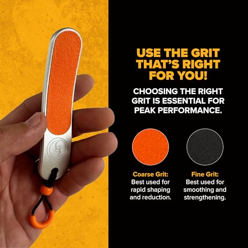 Climbskin Aluminium Skinfile - Precision Callus File for Hands and Fingers - Includes 10 Adhesive Refill Pads - Ideal for Climbing, Weightlifting, and Gymnastics