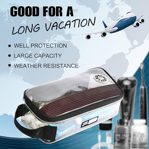 Rough Enough Clear Toiletry Bag Travel Toiletries bags Bundle