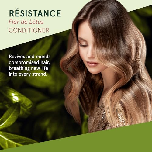 Inoar R?sistance Flor de Lotus Conditioner with Lotus Flower Extract & Plant-Based Collagen for Hair Strengthening & Shine, 33.8 fl.oz