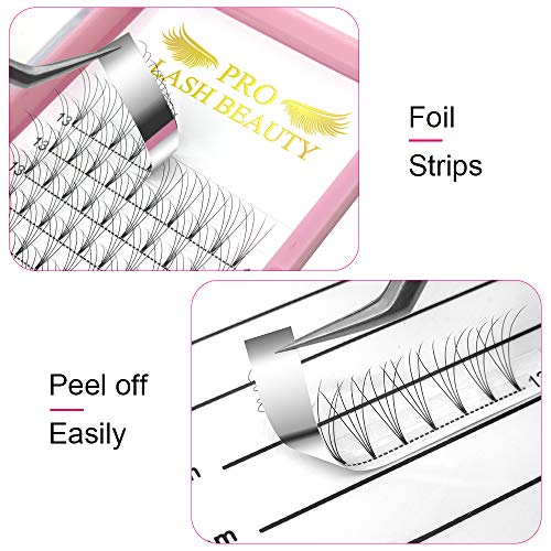 Premade Fans Eyelash Extensions 4D-C-0.10-9-15 Short Stem Premade Volume Eyelash Extensions 3D 5D 7D Volume Lash Extensions .07 .10 Pre made Lash Fans C D Curl 9-15 MIX(4D-C-0.10,9-15mix)