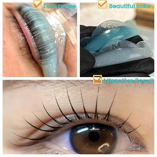 Lash Lift Shields C Curl 6 Size Lifting Pad Rapid Eyelash Shield Shiny Perm Rods Make Eyes Natural Curl Flexible Pads Extreme Rod 100 Use Elastic Lami Perming Roller Crystal Blue Curling Guard