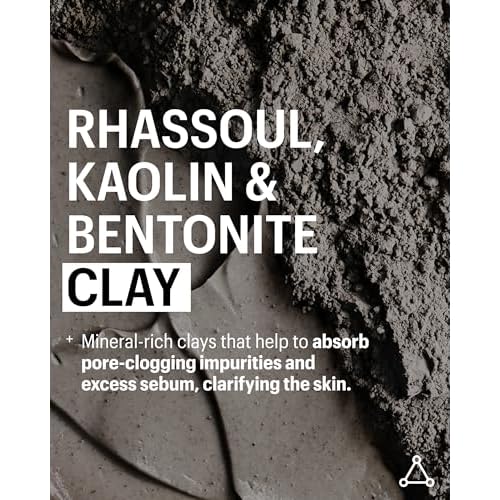 Allies of Skin 2% BHA & Rhassoul Clay Face Mask | Weekly Treatment to Reduce Pores and Blemishes | Control Breakouts, Acne and Blackheads | Hydrate and Retain Moisture (1.7 oz)