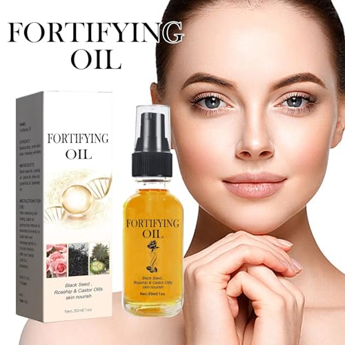 3Pcs Rosehip Oil,Castor Oil Black Seed Rosehip Face Serum,Facial Moisturizer Organic Natural Face