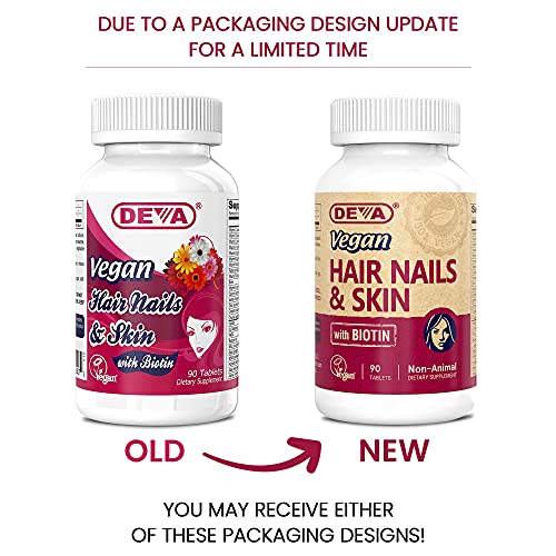 Deva - Vegan Hair, Nails & Skin 90 Tabs