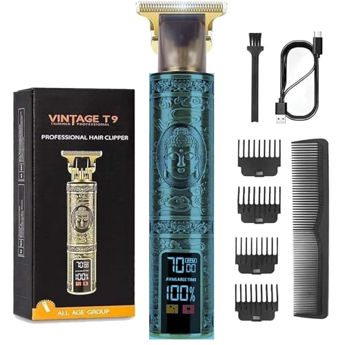 Electric Beard Clipper Kit for Men (Dusty Blue)