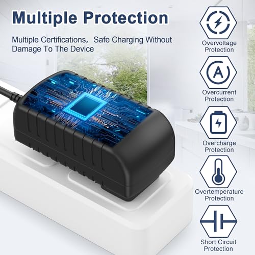 AC Adapter Charger Compatible with Wahl Trimmer 9865 9865-2801 9888-600 9891-100 Power Cord