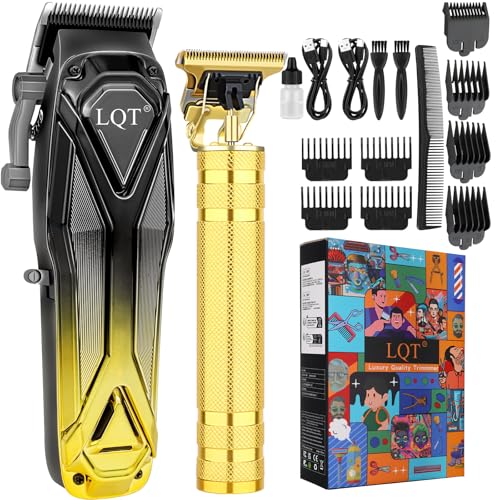 Professional Hair Clippers for Men, Cordless Beard Trimmer Set, Barber-Grade Tool with USB Charging, Lightweight & Low Noise for Home Use