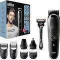 Braun 8-in-1 Beard & Face Trimmer/Hair Clipper with Gillette Fusion 5 ProGlide Razor - MGK5260
