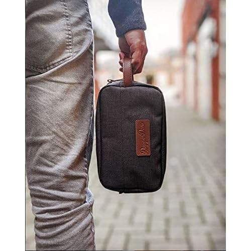 Dapper Dan Toiletry Bag Organizer, Mens Travel Toiletry Bag, Travel Toiletry Organizer (Empty) 400g
