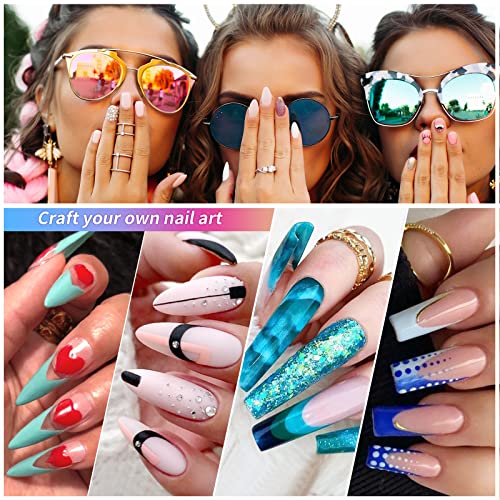 100% Kolinsky Acrylic Nail Brush Size18,Pure Handmade Round Shape (Size 8/10/12/14/16/18) Nail Brushes for Acrylic Application Professional Nail Art Brush Manicure for Women (#18)
