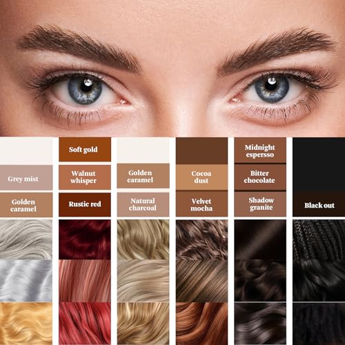 Light Grey Eyebrow Pencil for Older Women, Gray Eyebrow Pencil for Women with Ultra Fine Precision Tip, Microblading Eyebrow Pen, Hair-Like Strokes,Sweatproof YES.EYE DO (Grey Mist-Light Gray)