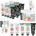 Loopeer 30 Sets Teacher Appreciation Gifts Bulk 5 Style Travel Size Lip Balm and Hand Cream Thank You Gift Sets for Teacher Staff Team Woman Man Office Supplies Back to School Party Favors