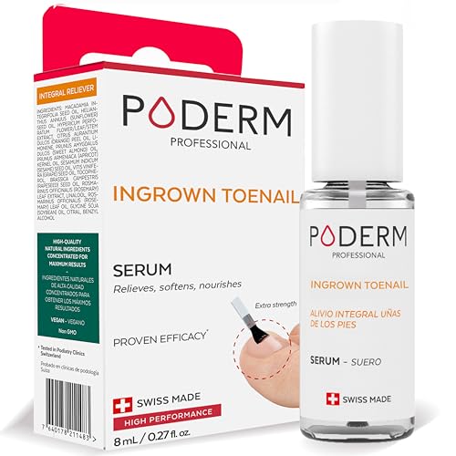 PODERM ? 2 in 1 TOENAIL INTEGRAL RELIEVER ? Soften Nail ? Toe and Fingernail Pain Reliever ? Emollient properties - 100% Natural Ingredients and Vegan ? Quick & Easy ? Swiss Made