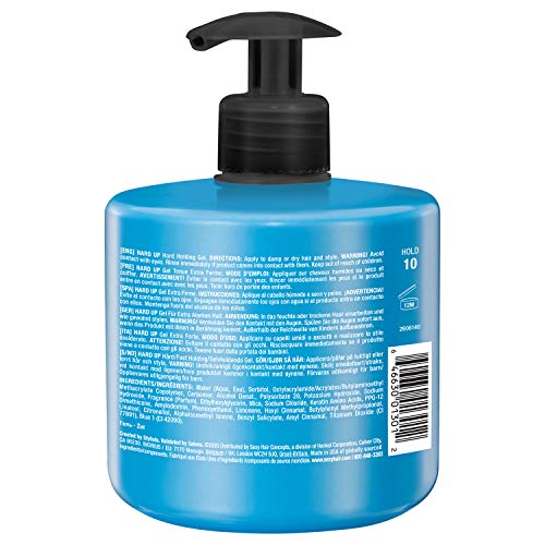 SexyHair Style Hard Up Hard Holding Gel | Extreme Hold | Non-Flaking Formula | All Hair Types