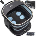 Puboo Collapsible Foot Spa Bath Massager with Heat, 95-115¡ÆF Precise Temp Control, Motorized Massage Rollers, Heated Foot Bath Soak Tub, Fits US Men¡¯s Size 11