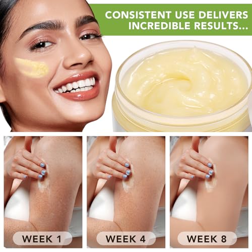 Raw Organic Shea Butter,Natural Unrefined Moisturizer for Dry Skin, Deep Hydration & Locking Water, Keeps Skin and Hair Moisturizing 7.8 OZ