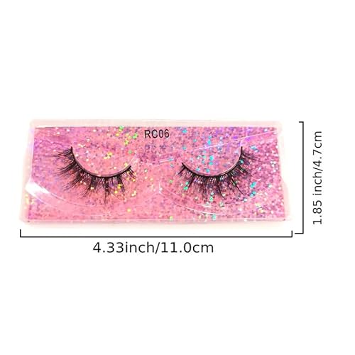 30 Pairs False Eyelashes Natural, Wholesale 5D Fuffy Volume Lashes, Faux Mink Eyelash Bulk with Portable Boxes