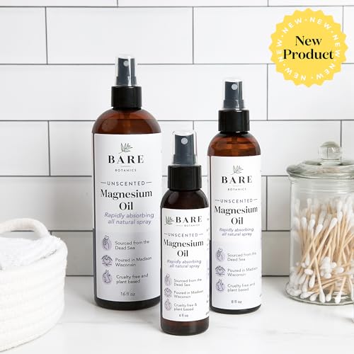 Bare Botanics Coconut Vanilla Body Salt Scrub + Magnesium Oil Spray
