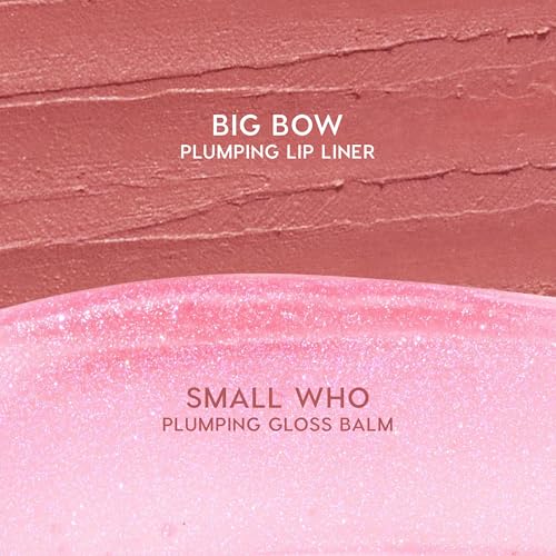 ColourPop x The Grinch Pinky Who Lip Makeup Kit - Limited Edition Lip Liner & Plumping Gloss Balm Hybrid Duo - Holiday Gift Set for Women (2 Count)