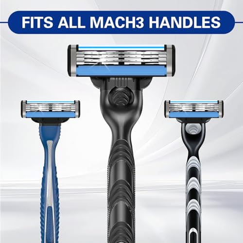 Mach 3 Razor Refills for Men, 16 Count Razor Blade Refills