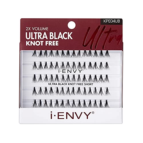 i?ENVY Knot Free Individual Lashes 3 Pack (Ultra Black - Short)