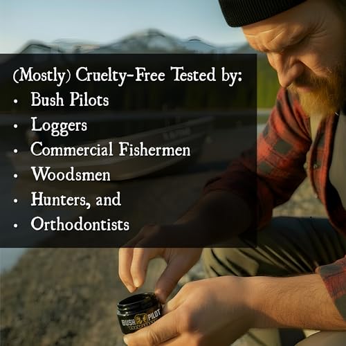 Bush Pilot Wagyu Beef Tallow Balm for Face, Body and Bush - Handmade in Alaska USA, Small Batch Moisturizer with Honey, Beeswax, Shea Butter - Non-Greasy, Fast Absorbing for Men & Women