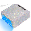 UV LED Nail Lamp 96W Plug-in Nail Dryer Sparkly Gel Polish Light 4 Timer Setting Professional Quick Dry Curing Lamp with Display Auto Sensor for Salon & Home