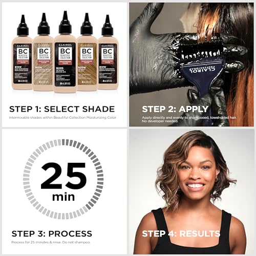 Clairol Professional Beautiful Collection Semi-Permanent Hair Color with Zero Damage for All Hair Textures | Packaging May Vary
