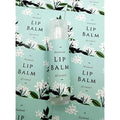 Homemade Skincare Products Adhesive Labels Stickers for Lip Balm Handcream Candle Container Tubes 20pcs (Lip Balm - Aqueduct Floral)