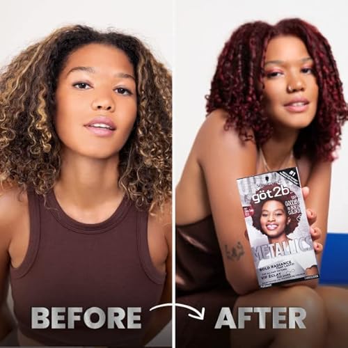 Got2b Metallics Permanent Hair Color, M65 Deep Red