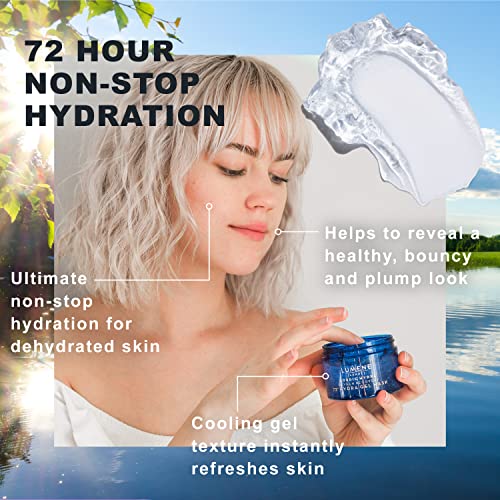 Lumene [L?hde] Nordic Hydra Oxygen Recovery 72HR Hydra Gel Mask - Cooling + Hydrating Face Mask - Recharges Dry, Dehydrated Skin with Organic Nordic Birch Sap + Pure Arctic Spring Water (150ml)