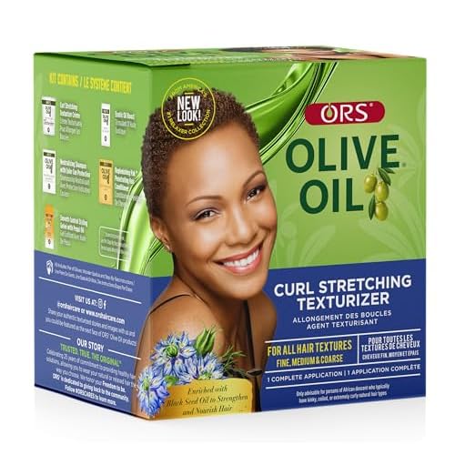 ORS Olive Oil Curl Stretching Texturizer Kit with the Power of Exotic Oils - All Textures