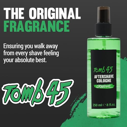 Tomb 45 Aftershave for Men - Refreshing After Shave Comfort - Hydrating and Cooling Post Shave Relief (Original)