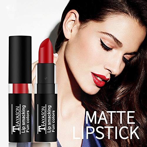 Petansy 12 Colors Vivid Vampire Matte Lipstick Set Long Lasting Waterproof Velvet Lip Stick for Party, Masquerade, Cosplay, Halloween Makeup
