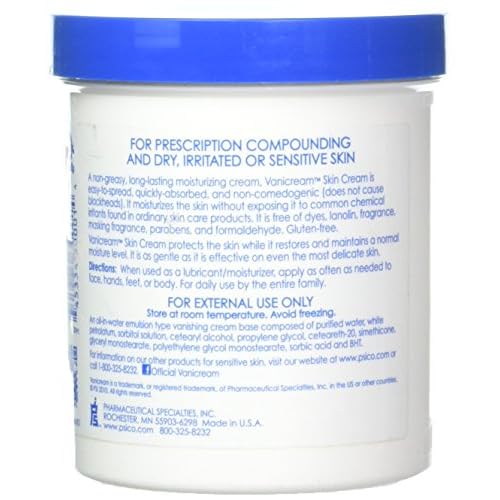 Vanicream Moisturizing Skin Cream for Sensitive Skin, 16 Oz