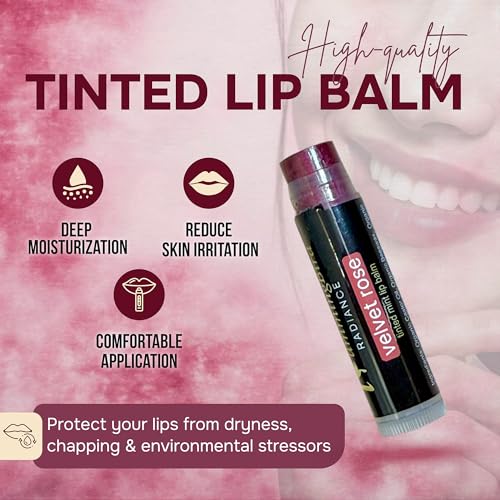 Natural and Organic Tinted Lip Balm Velvet Rose