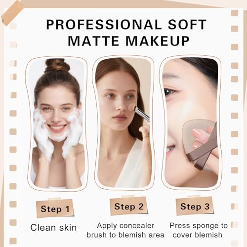 Under Eye Concealer Full Coverage,Under Eye Corrector for Dark Circles,Pot Concealer for Older Women,Teenagers,Middle-aged,Corrector de Ojeras,Waterproof Under Eye Brightener (01 CHANTILL)