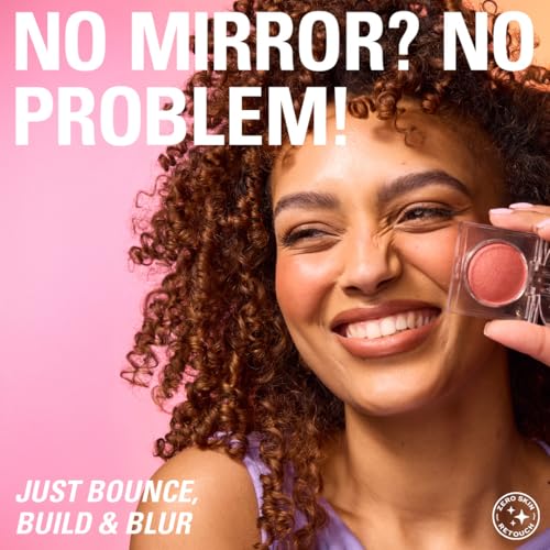 Revolution Beauty London, Bouncy Blur Blush, Powder Makeup Blush for Cheeks, Buildable Formula, Vegan & Cruelty-Free, Lilac Pink, 0.19 oz