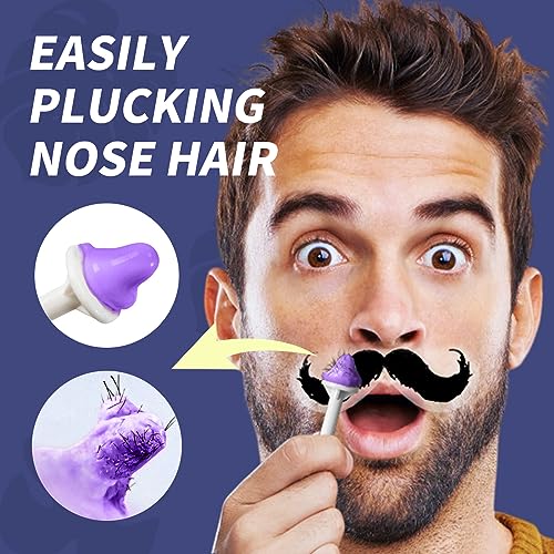 Waxing Kit for Women Men - Wax Kit for Hair Removal with Silicone Bowl,4 Bags Hard Waxing Beads and 30 Sticks - at Home Use Wax Warmer for Full Body, Bikini, Eyebrow, Face, Sensitive Skin
