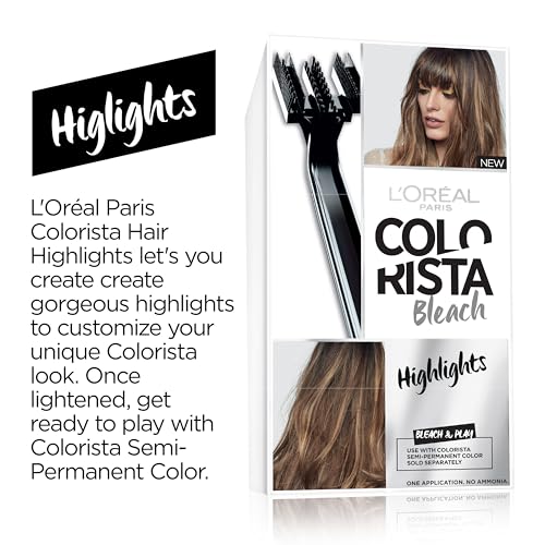 L¡¯Oreal Paris Colorista Hair Bleach, Highlights Hair Color Kit, 1 Hair Bleach Kit