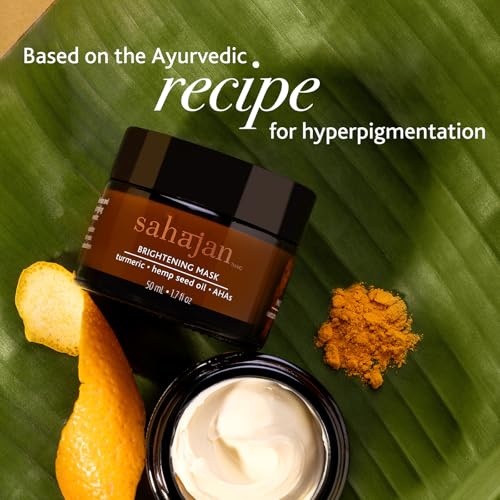 Sahajan the Science of Intuition Brightening Face Mask with Tumeric and Hemp Seed Oil 50ml 1.7 fl oz
