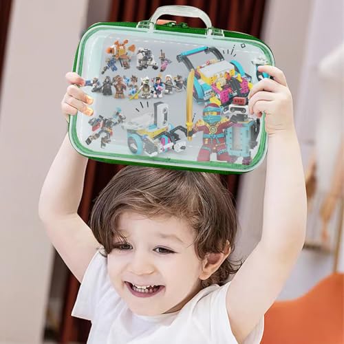 2pc Clear Hard Shell Case, Makeup & Skincare Travel Bags, Portable Zipper Organizer for Toiletries & Stationery