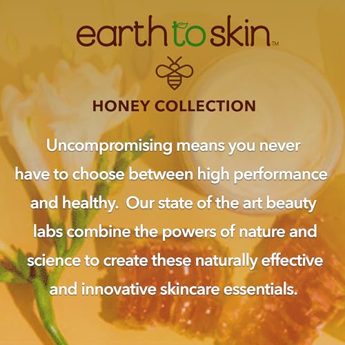 Earth To Skin Honey Royal Jelly Eye Cream - Calming Hydrating Under Eye Care With Glycerin - Eye Moisturizer Cream Brightening Comfort - Daily Use Eye cream Anti Aging Lightweight Formula 0.75 fl oz