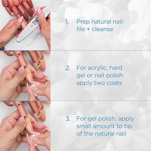 Young Nails Protein Bond - Non-Acidic Nail Primer, Enhanced Adhesion for Gel Polish & Acrylic, Nail Dehydrator, PH Bonder for Gel Nails, 0.5 oz