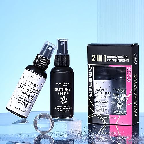 Kaely 2IN1 Hydrating Setting Spray for Face,Primer Face Makeup Matte Dewy Finish,Waterproof Setting Spray for Makeup Long Lasting,Oil Control,maquillaje Up To 16 Hours,Vegan & Cruelty-Free