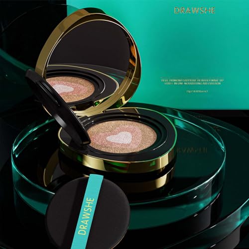 Full Coverage Foundation Air Cushion CC Cream Concealer Moisturizing Nourishing Natural Long-Lasting Even Skin Tone For All Skin Types