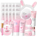 INSEEK Sakura Skin Care Set for Teen Girls Women, Hydration Skincare Gift Set, Deeply Cleanse Pores, Long-Lasting Moisturizing, Improve Dull Skin, Reduce Wrinkles & Fine Lines, Restore Elasticity