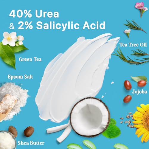 Ebanel Bundle of 40% Urea Cream and Callus Remover Gel