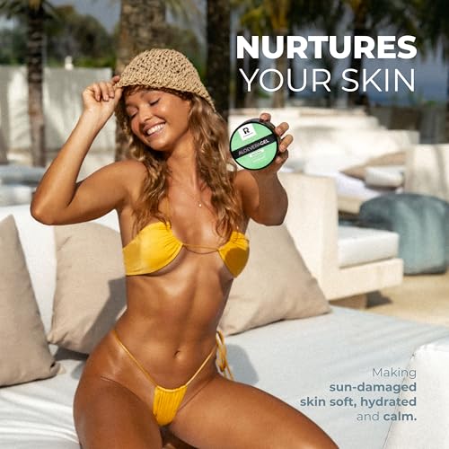 BYROKKO Aloe Vera Gel (215 ml), Fast-Absorbing After-Tanning Cooling Gel, Hydrating Aftersun Skincare