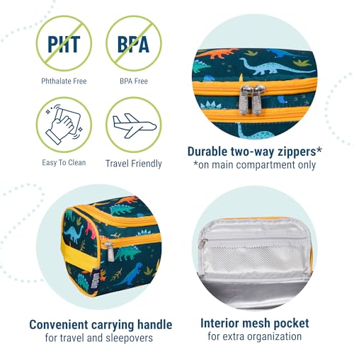 Wildkin Toiletry Bag for Boys and Girls, Ideal for School, Weekend, or Overnight Travel